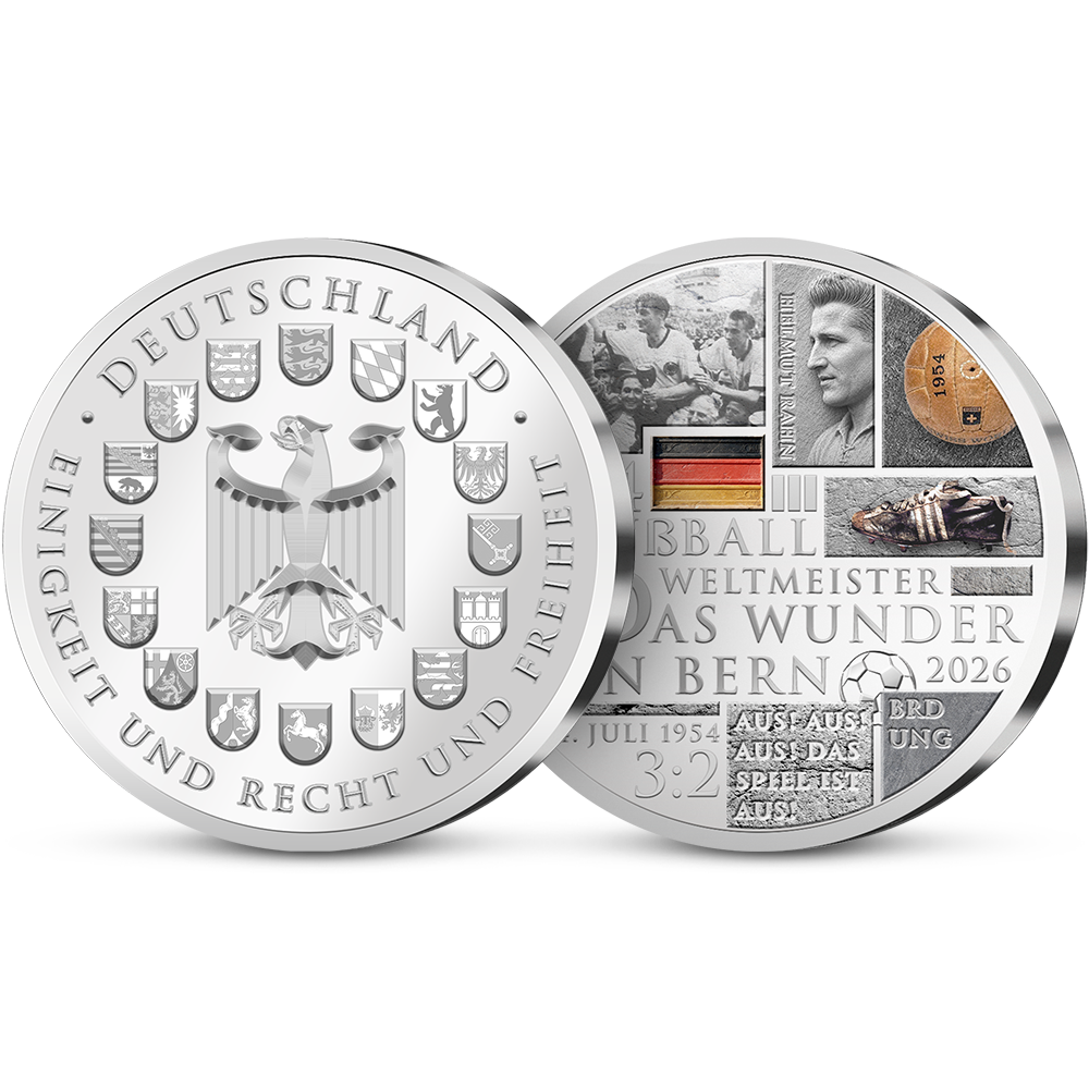 „Das Wunder von Bern 1954” Gedenkausgabe 2026