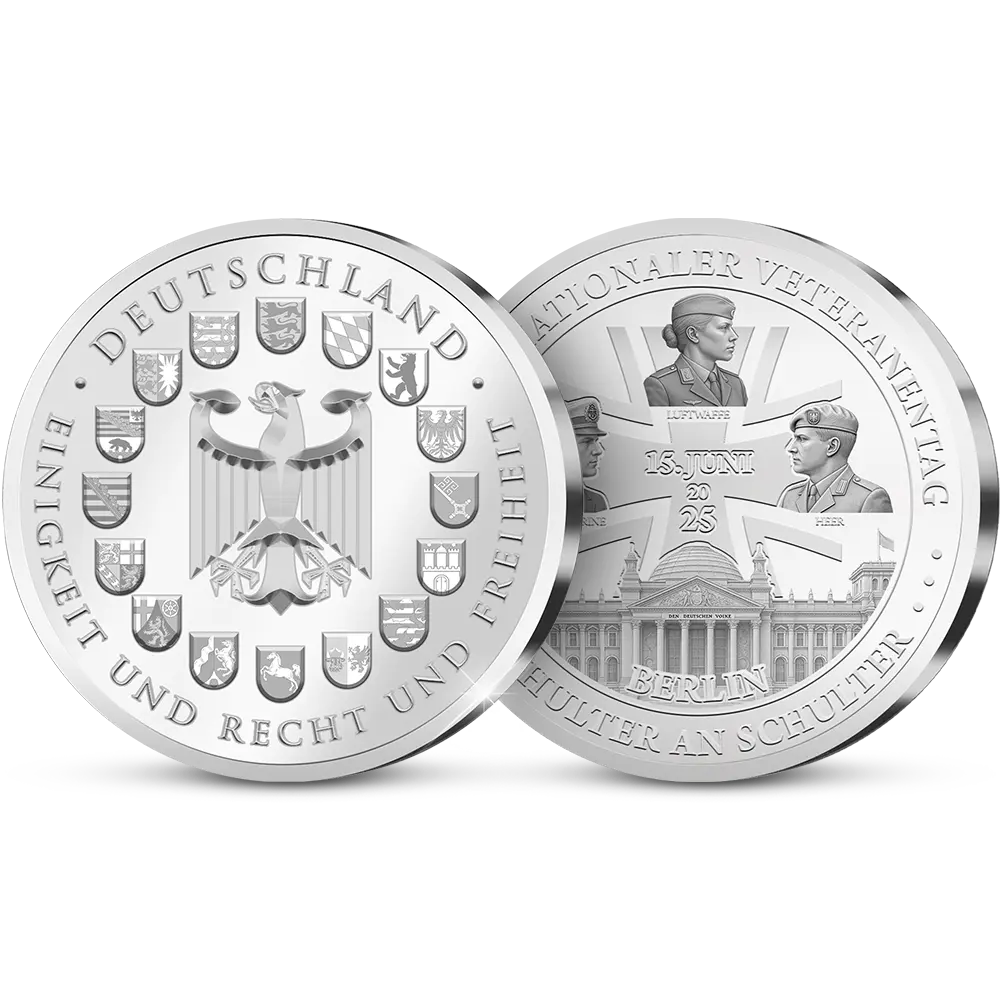 Die erste deutsche Gedenkausgabe „Erster nationaler Veteranentag“