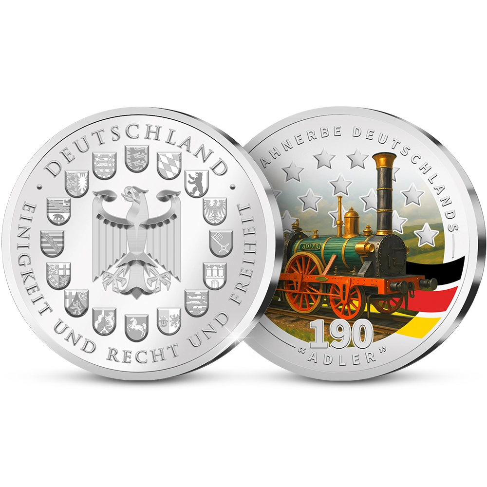 Deutsche Gedenkausgabe 190 Jahre Eisenbahn: Adler