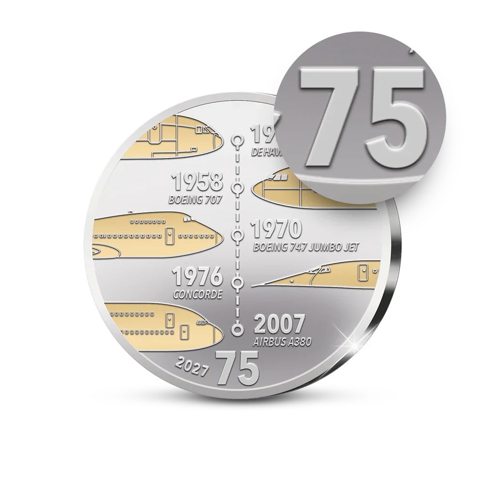 Die „75 Years of the Jet Age – Commemorative Issue 2027“