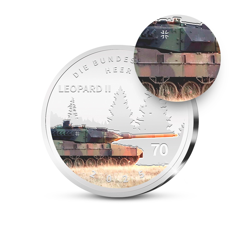 Deutsche Gedenkausgabe 70 Jahre Bundeswehr: Das Heer: Leopard II