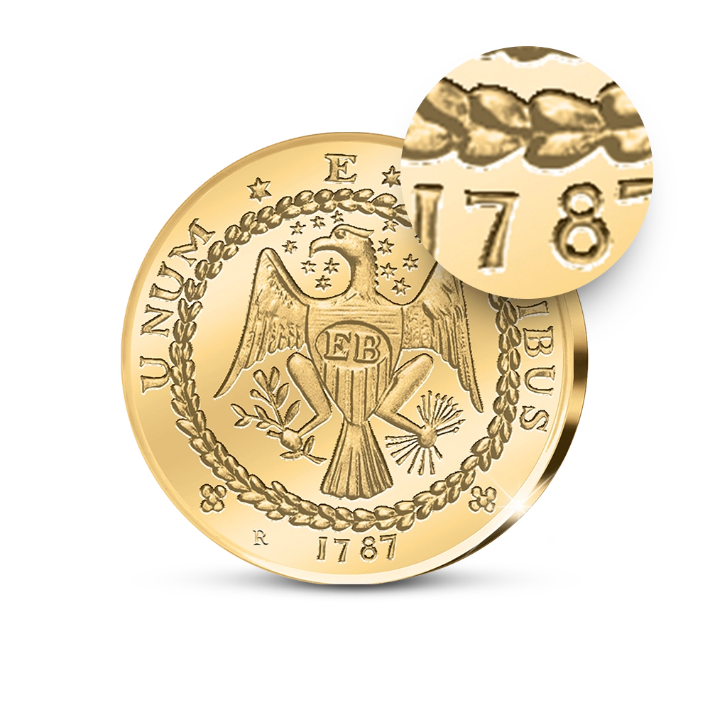 Die Originale Amerikanische Neuprägung: The Brasher-Doubloon, 1787 First US Gold Coin