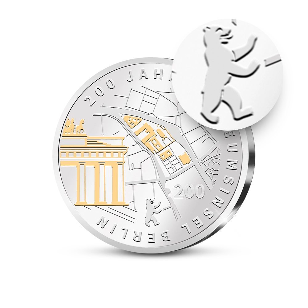 Die Erste Deutsche Gedenkausgabe "200 Jahre Museumsinsel Berlin"