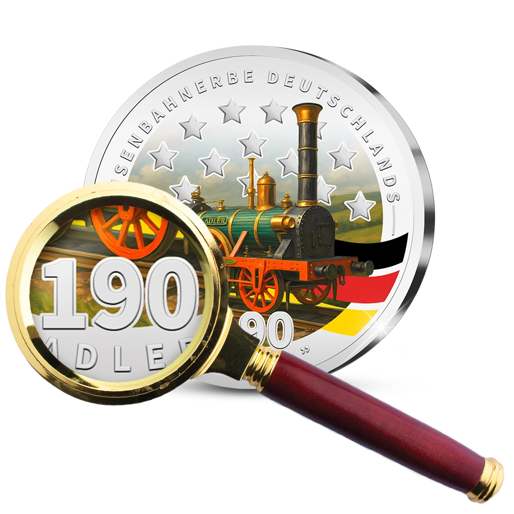 Deutsche Gedenkausgabe 190 Jahre Eisenbahn: Adler