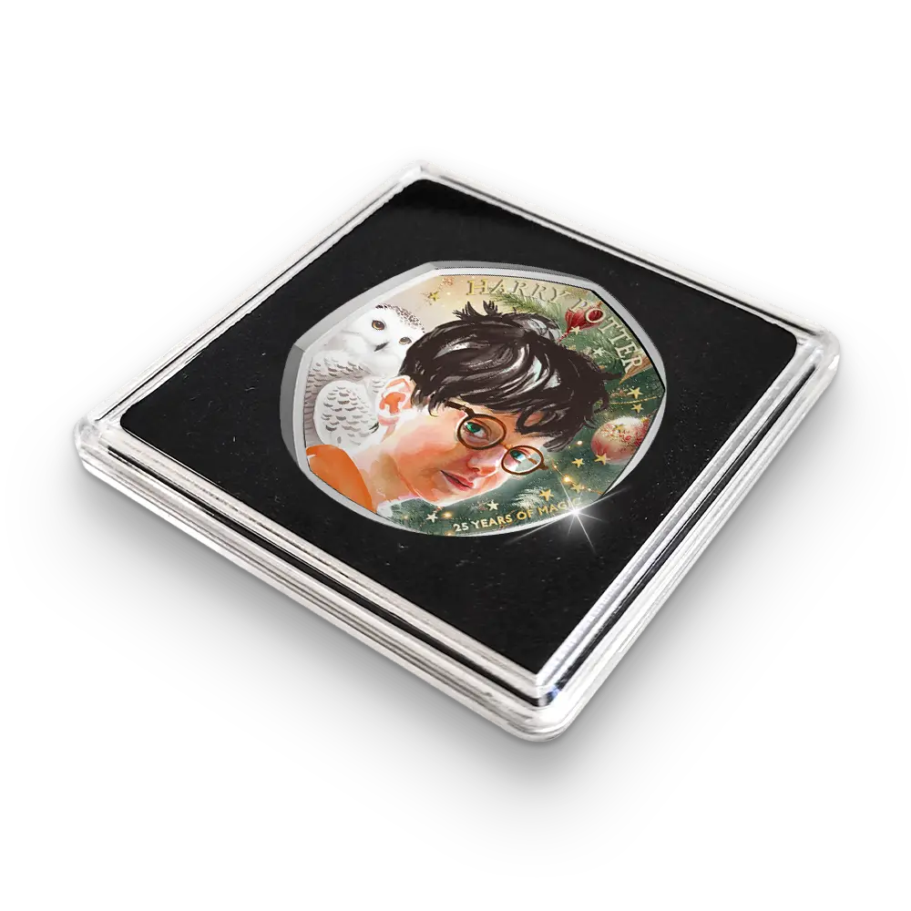 Offizielle Harry-Potter-Weihnachtsmünze