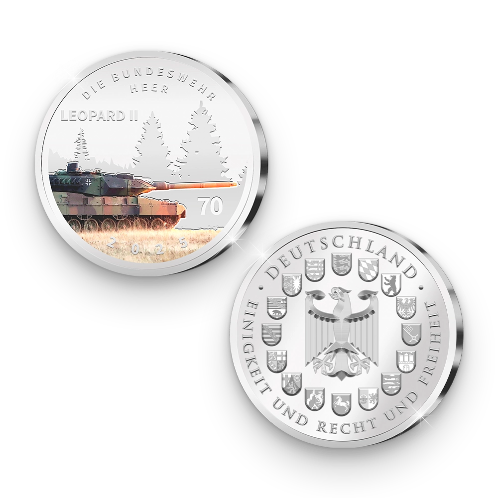 Deutsche Gedenkausgabe 70 Jahre Bundeswehr: Das Heer: Leopard II