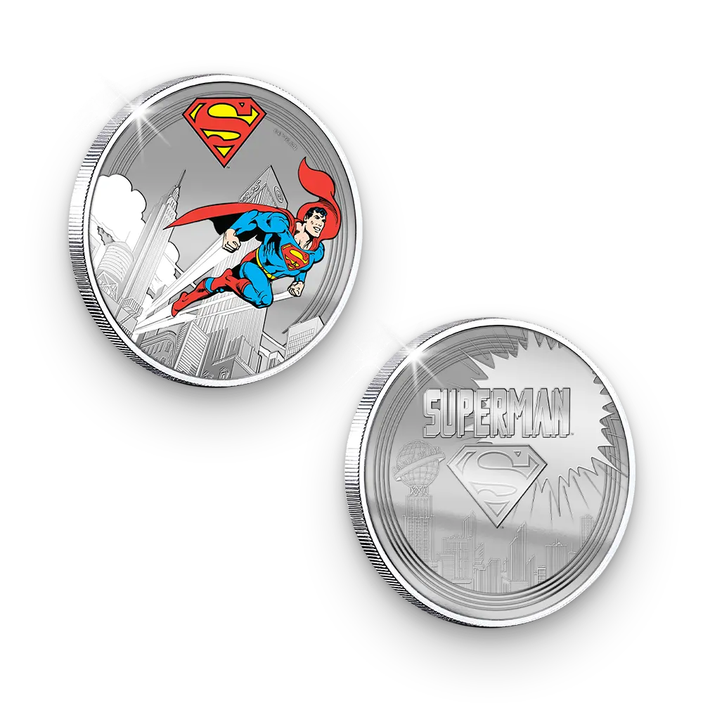 Offizielle Gedenkausgabe „Superman – Flying Through The City“