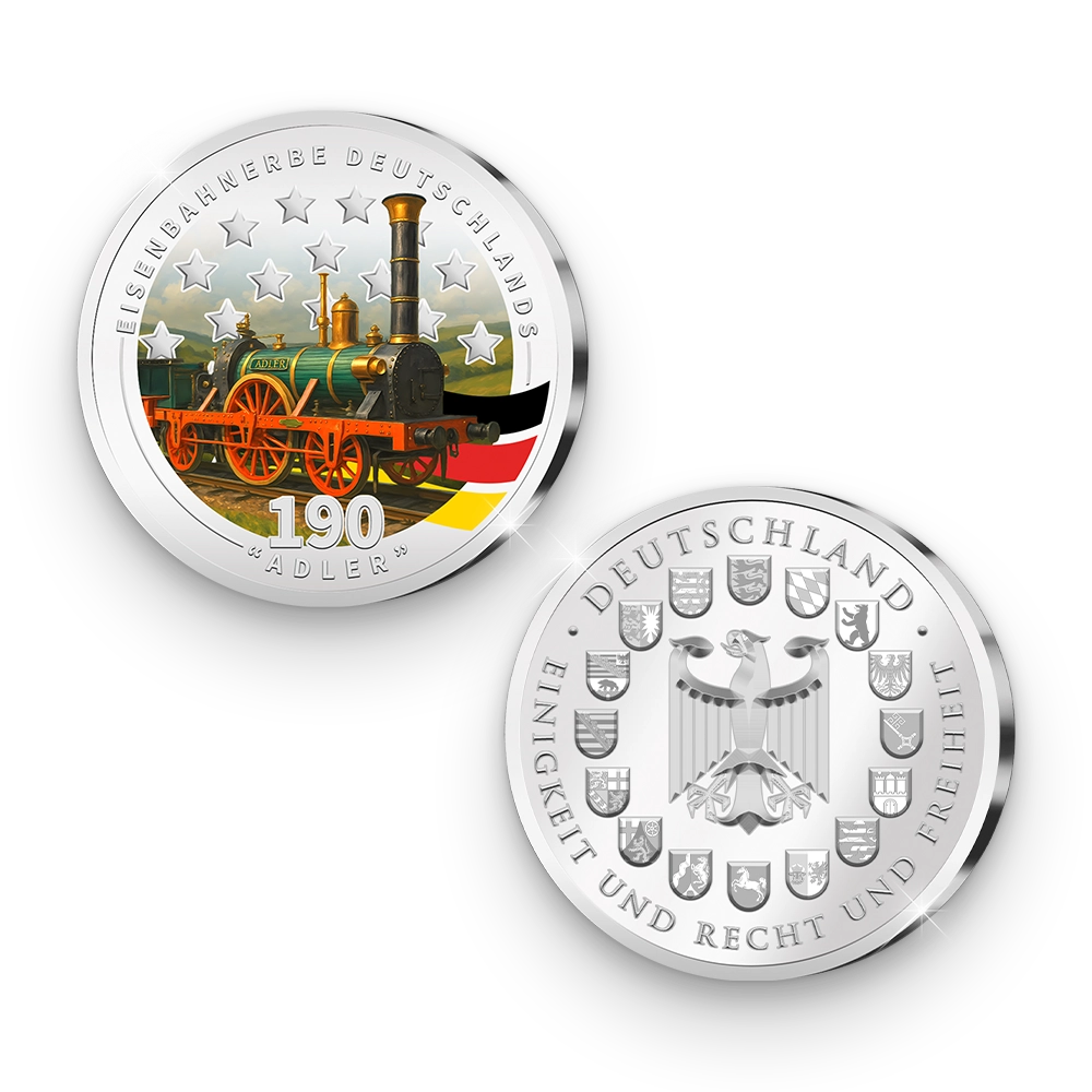 Deutsche Gedenkausgabe 190 Jahre Eisenbahn: Adler