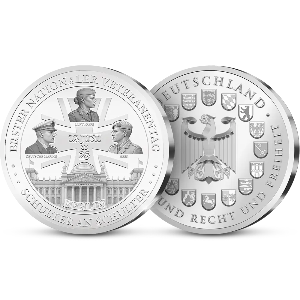 Die erste deutsche Gedenkausgabe „Erster nationaler Veteranentag“