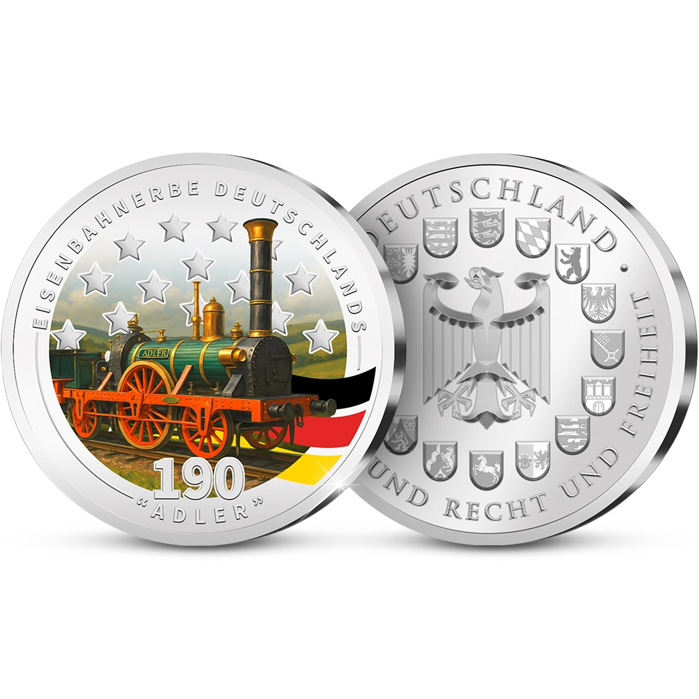 Deutsche Gedenkausgabe 190 Jahre Eisenbahn: Adler