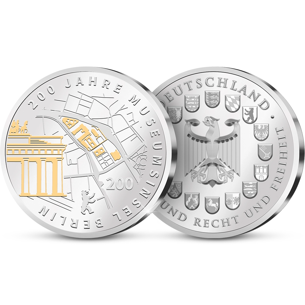 Die Erste Deutsche Gedenkausgabe "200 Jahre Museumsinsel Berlin"