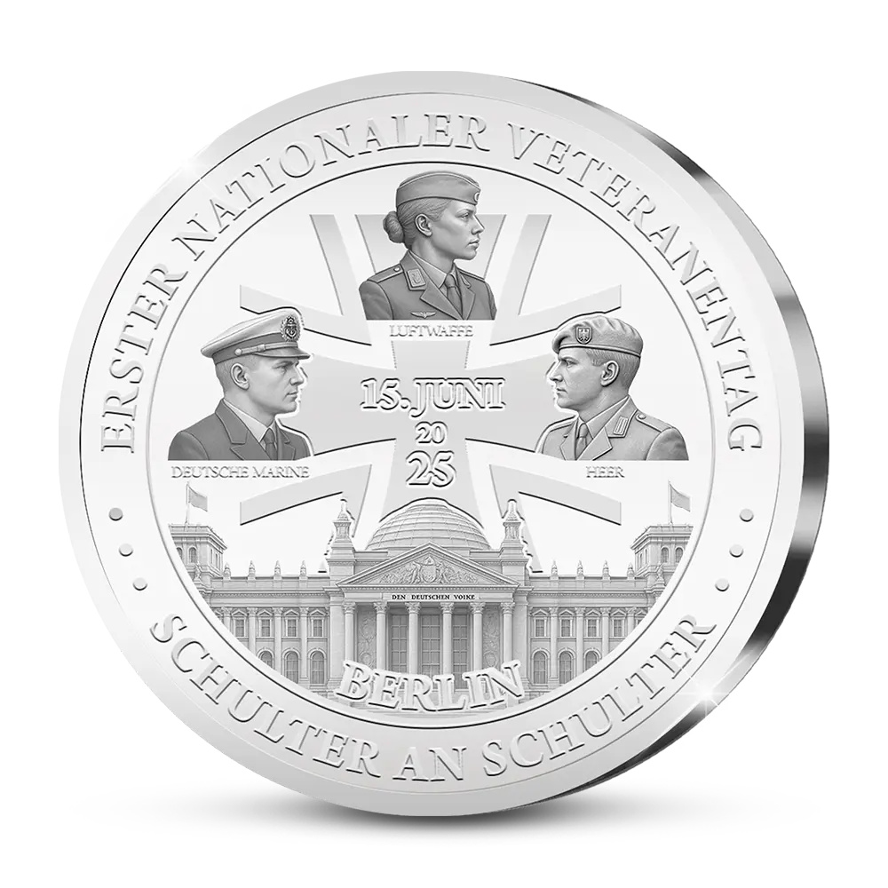 Die erste deutsche Gedenkausgabe „Erster nationaler Veteranentag“