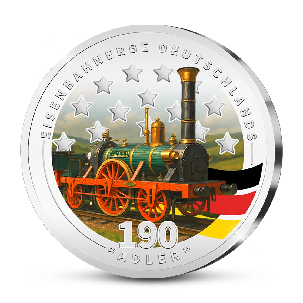 Deutsche Gedenkausgabe 190 Jahre Eisenbahn: Adler
