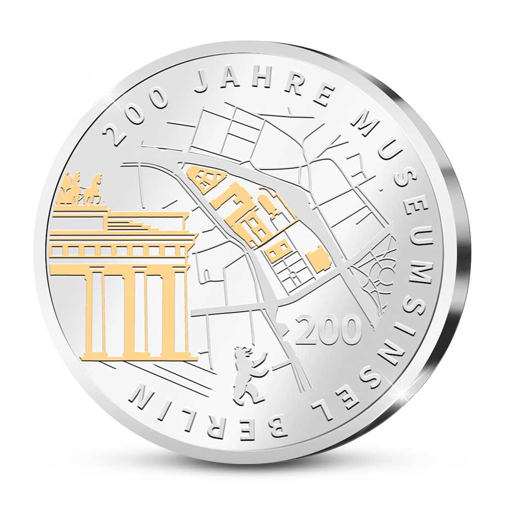 Die Erste Deutsche Gedenkausgabe "200 Jahre Museumsinsel Berlin"