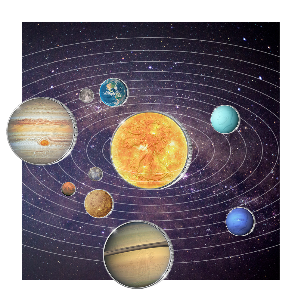Die „Unsere Galaxie Münzsammlung“ der Vereinigten Staaten von Amerika