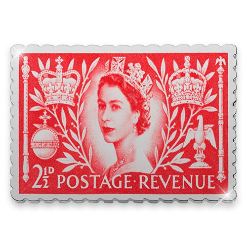 De Verzilverde Postzegel van Engeland ‘The Queen’s Coronation’ - Edel Collecties