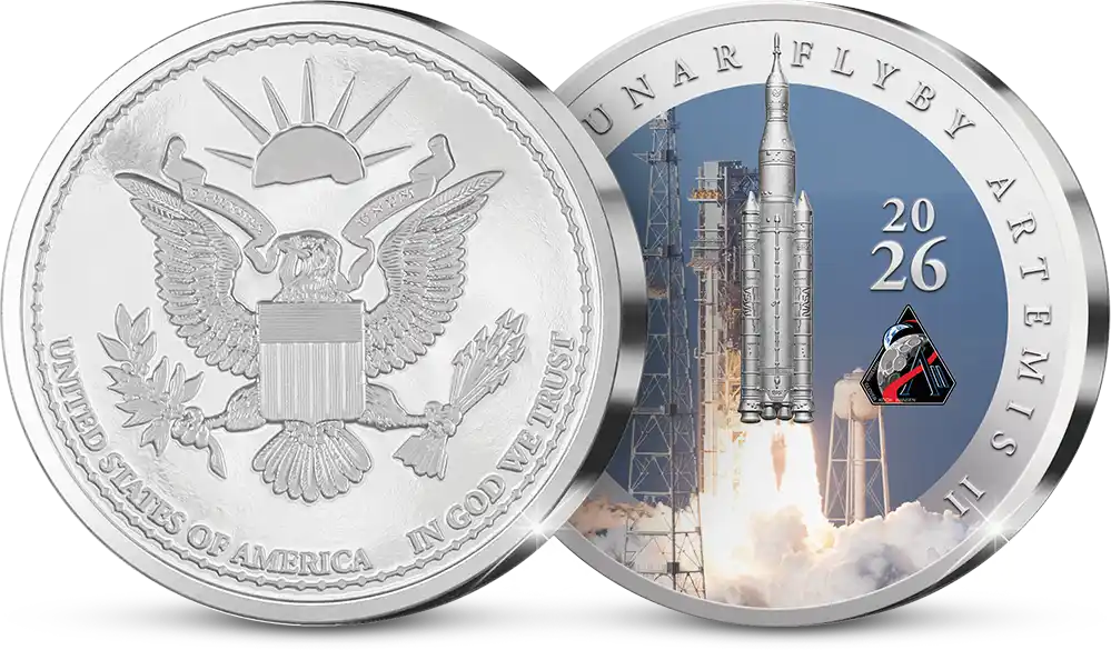 USA-Gedenkausgabe 2026 „Artemis II: Launch into the Unknown – Rise of a New Space Era“