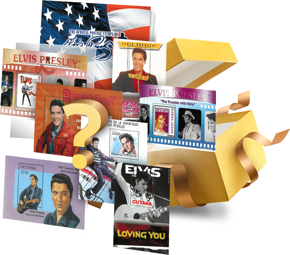 Elvis Postage Stamp Surprise Collection 2023