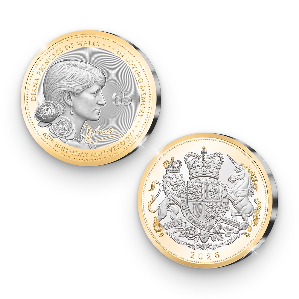 Die Erste Prägung der Englischen Gedenkausgabe “Diana, Princess of Wales * 65th Birthday Anniversary * 1961-2026”