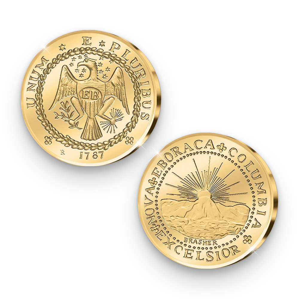 Die Originale Amerikanische Neuprägung: The Brasher-Doubloon, 1787 First US Gold Coin
