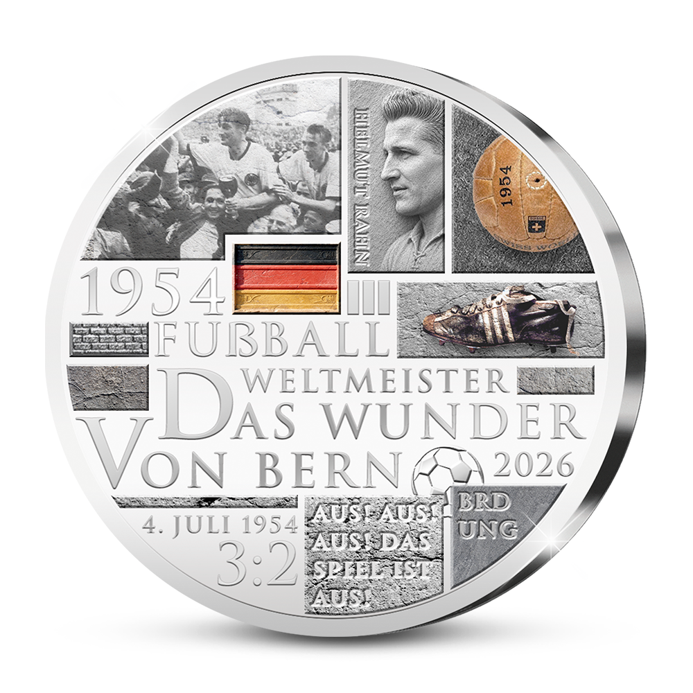 „Das Wunder von Bern 1954” Gedenkausgabe 2026