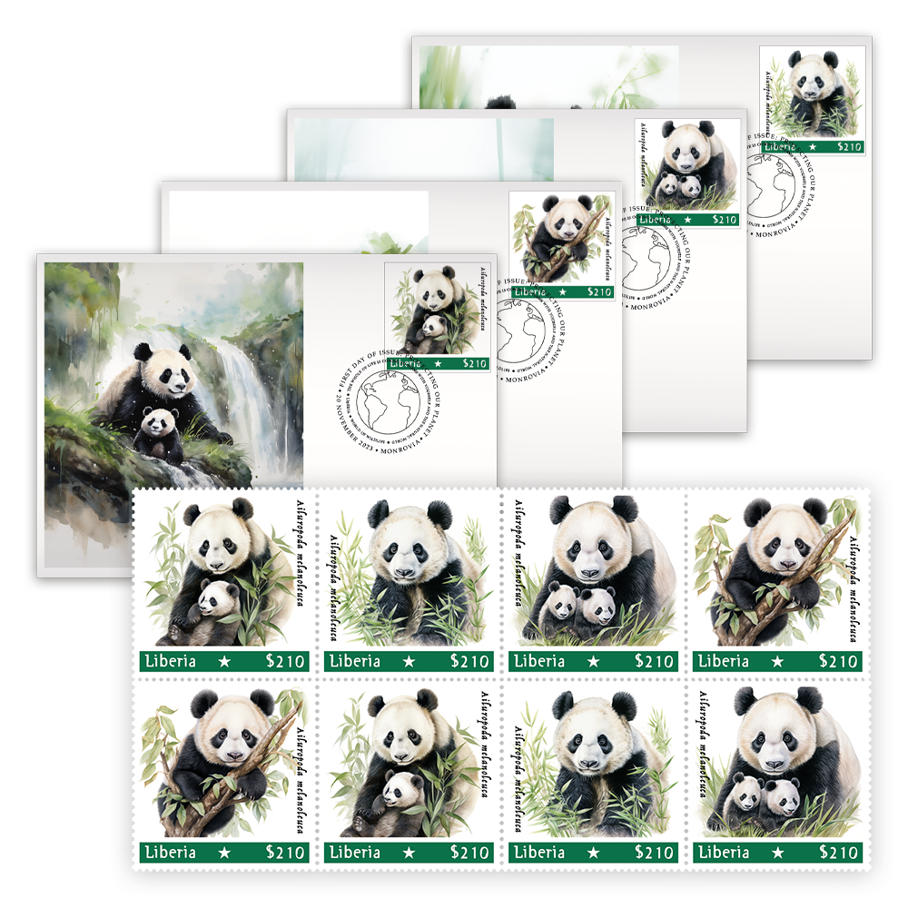 Das „Panda-Mutter mit Kind“-Sammlerpaket 2023