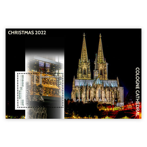 Briefmarkensatz Internationale Weihnachten Weltkulturerbe: Kölner Dom