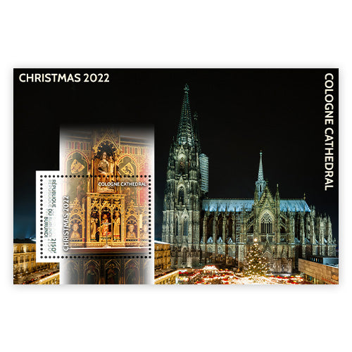 Briefmarkensatz Internationale Weihnachten Weltkulturerbe: Kölner Dom