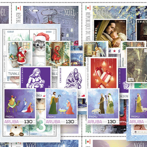 Die komplette Briefmarkensammlung Weihnachtsbriefmarken 2022