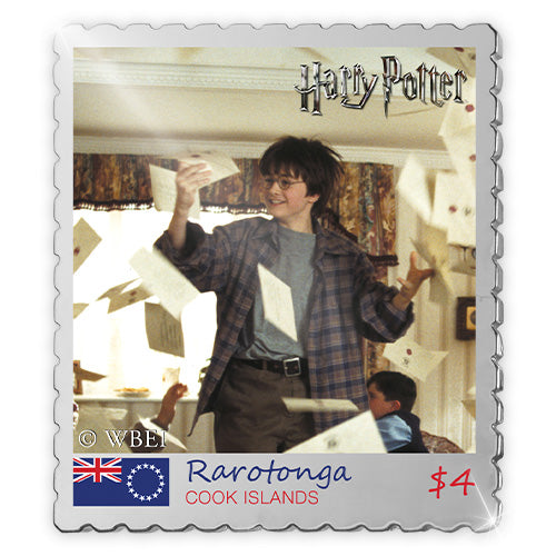 The Official Harry Potter Silver Postage Stamp