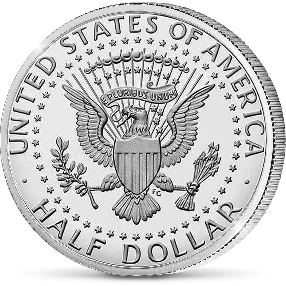 De verzilverde “Planet Earth” Kennedy Half Dollar van Amerika - Edel Collecties